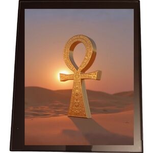 African Egyptian Ankh In Frame 8x10 Picture AI Print